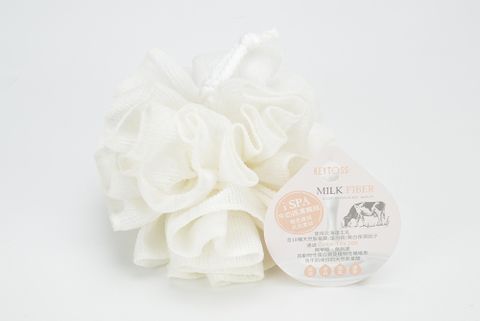 KEYTOSS 詰朵斯 Milk Fiber-激去角質沐浴球 (12*12*12CM)