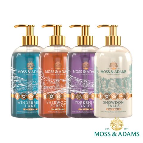 【Moss&Adams】英國植萃曠野香水洗手乳3入組500mlx3(4款香味)