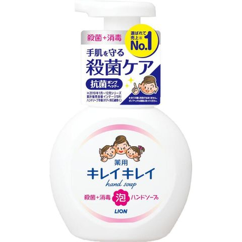 LION 日本獅王 日本KireiKirei 泡沫殺菌洗手乳250ml(清新柑橘香)