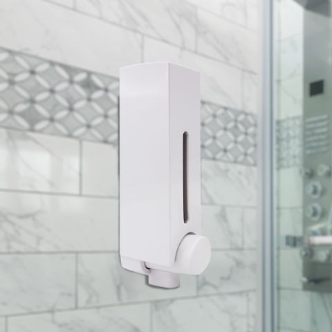 【UdiLife】壁掛按壓式多用途給皂機-250ml-經典白-1組