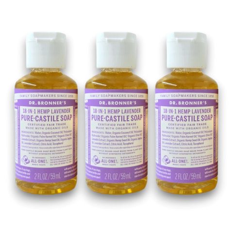 Dr.Bronners 布朗博士 薰衣草潔膚露59ML*3入