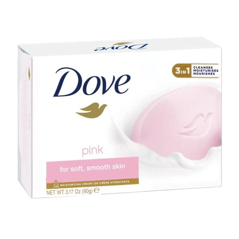 Dove 多芬 德國乳霜潔膚香皂【玫瑰】90g*4入