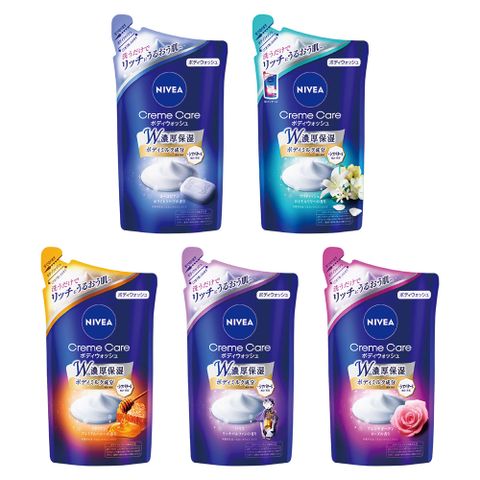 KAO 花王 日本   NIVEA 濃厚保濕沐浴乳補充包 360ml