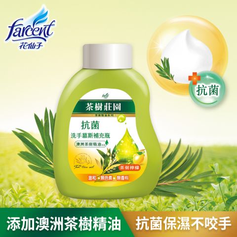 【茶樹莊園】抗菌洗手慕斯補充瓶-茶樹檸檬