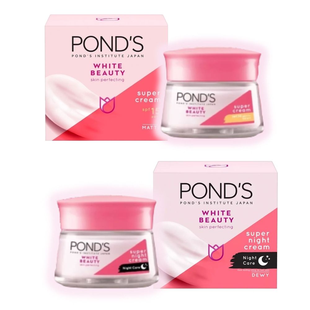 旁氏 【PONDS】WHITE BEAUTY 晚霜 50g/罐