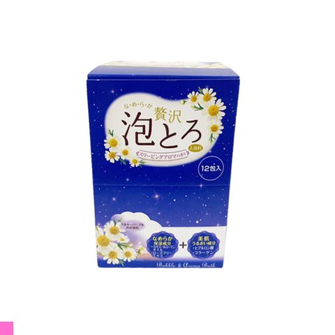 牛乳石鹼 日本  入浴劑 泡澡粉 洋甘菊香 12包入/盒