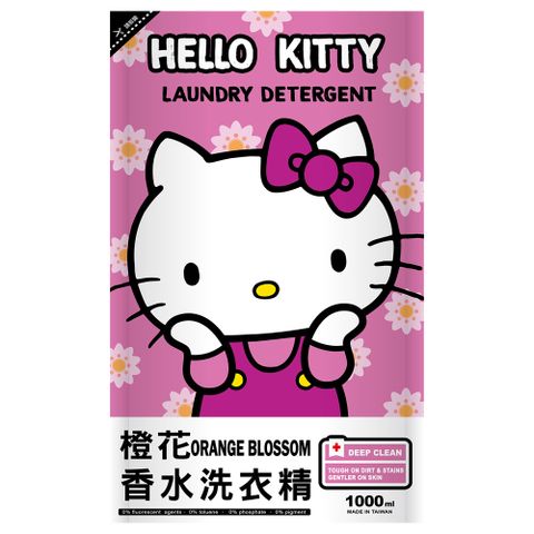 【Hello Kitty】橙花香水洗衣精1000ml