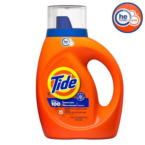 Tide濃縮he高效能洗衣精1.24L/42oz