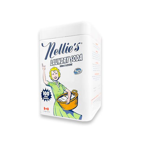 【加拿大Nellies】復古鐵盒洗衣蘇打粉1.5kg/超大罐