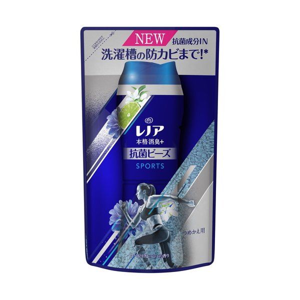 P&G 寶僑 日本本格消臭 Lenoir除臭劑房乾燥 消臭藍 清涼型香香豆補充包