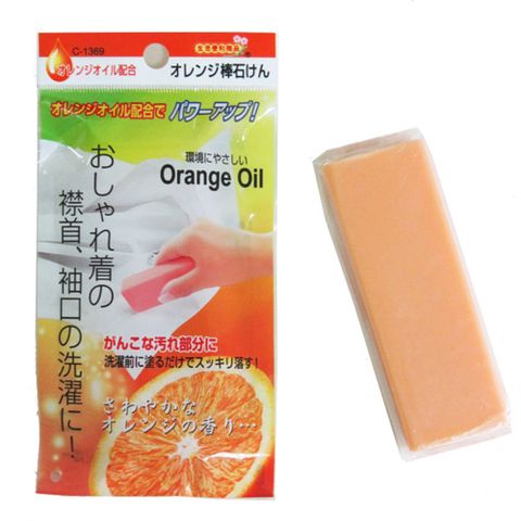 【一品川流】日本製天然橘子油去污皂-5入