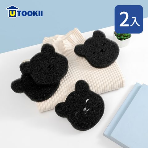 【UTOOKII】造型毛絮吸附洗衣海綿-2入-2款可選