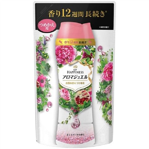 日本版【P&amp;G】幸福寶石芳香粒 香香豆 補充包455ml 粉色石榴