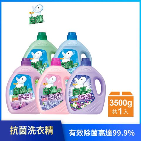 【白鴿】天然濃縮抗菌洗衣精3500gx4瓶