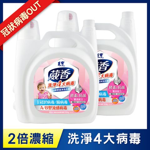 【毛寶】葳香抗菌洗衣精-2X酵素植淨(5020gX2入)