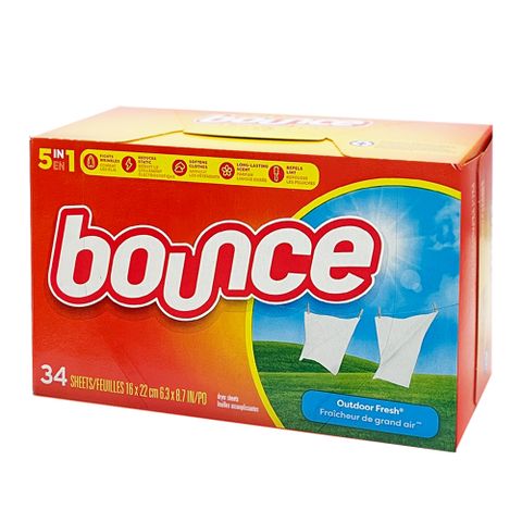 美國BOUNCE烘衣柔軟片34片