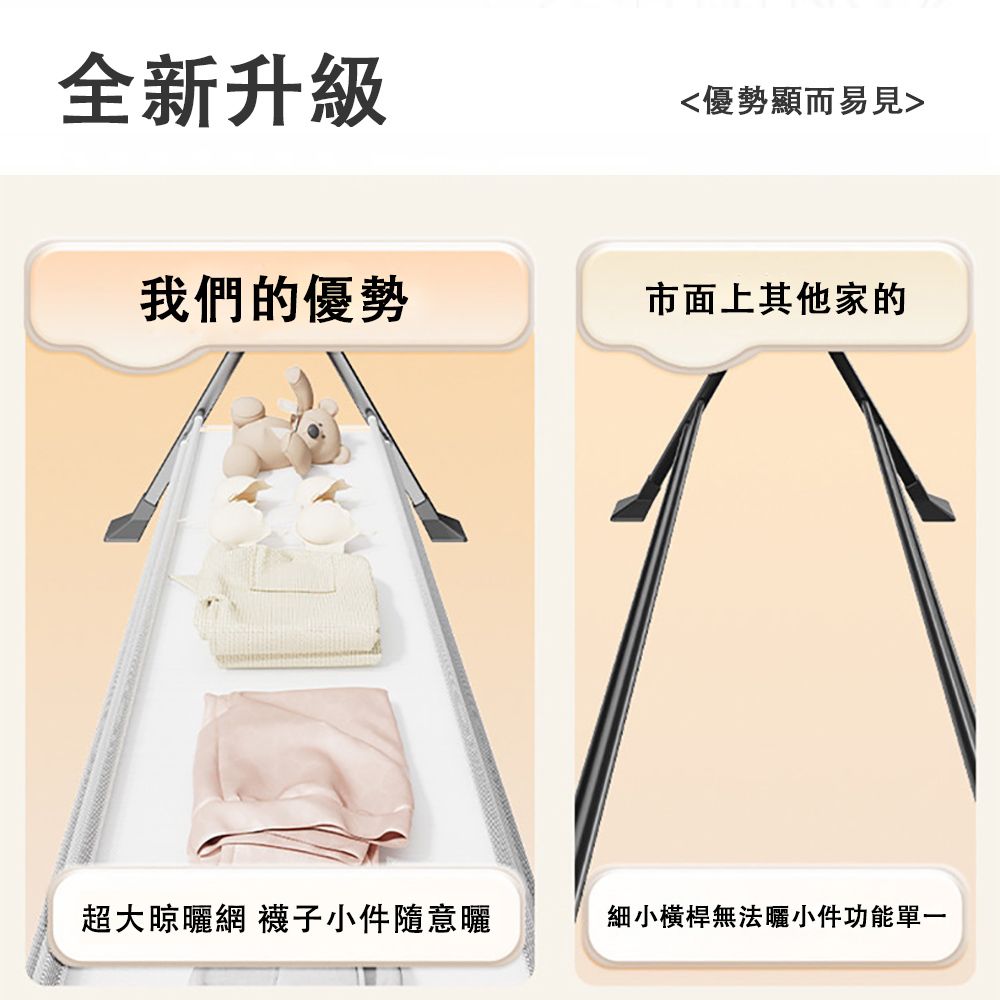  鋁合金折疊晾衣架 X型晾衣架 晾曬架 落地曬衣架 曬衣架 衣架 大號曬網款 可伸縮1.5-2.5M 帶42個防風孔