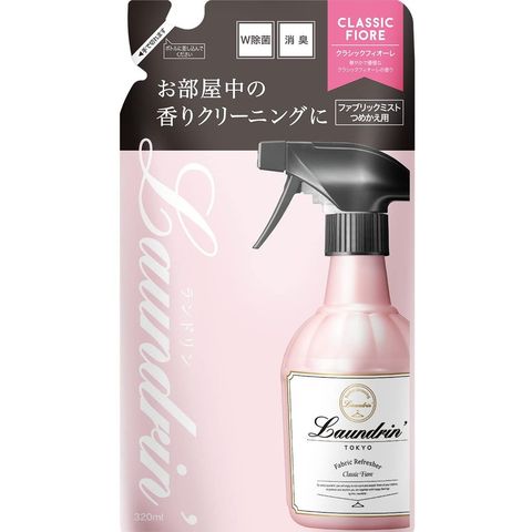 Laundrin' 日本Laundrin香水系列芳香噴霧補充包-經典花蕾香320ml