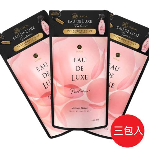 P&G 寶僑 日本EAU DE LUXE衣物香噴補充包 250ml-巴黎花嫁*3包