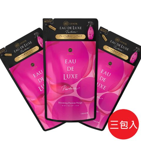 P&G 寶僑 日本EAU DE LUXE衣物香噴補充包 250ml-盛開花香*3包