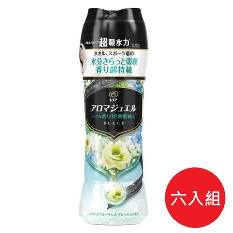 日本【P&amp;G】2021最新版 幸福寶石衣物 香香豆470ml 白玫瑰香*6瓶
