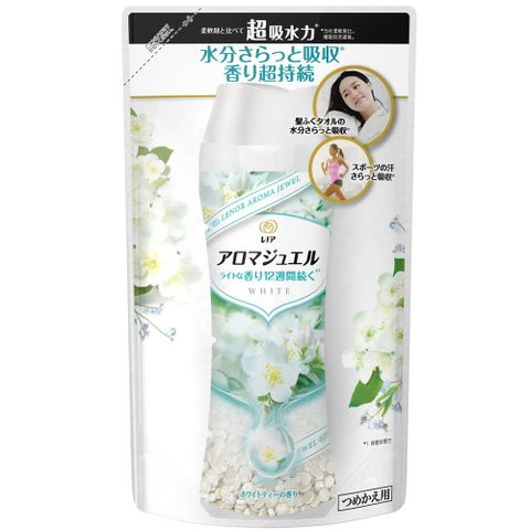 P&G 寶僑 日本洗衣芳香顆粒補充包【白茶香】415ml