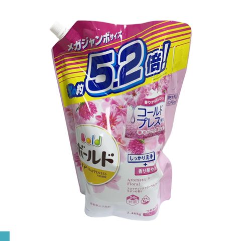 P&G 寶僑 BOLD 超濃縮洗衣精 2.46kg  補充包 粉色 (牡丹花香)