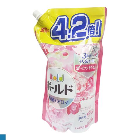 P&G Bold 超濃縮洗衣精 1.68kg 補充包 粉色 (牡丹花香)