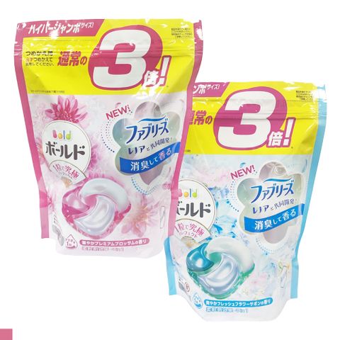 P&G Bold 4D立體洗衣膠球 袋裝 33顆(牧丹花香/白葉花香)