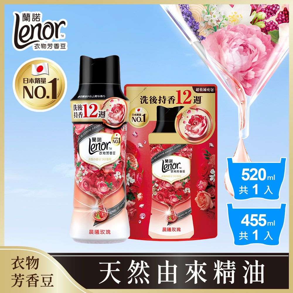 Lenor 蘭諾 衣物芳香豆/香香豆 1+1超值組