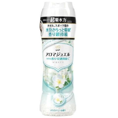 日本【P&amp;G】 LENOR 柔順清香衣物香香豆 白茶香470ml