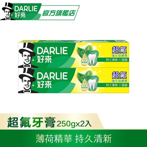 DARLIE 好來 超氟強化琺瑯質牙膏250gx2