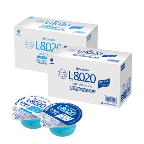 日本L8020 12ml乳酸菌漱口水攜帶包100入/1盒（溫和款／清新薄荷）