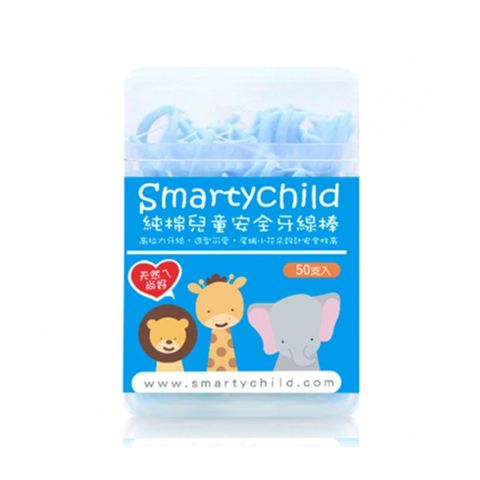 SmartyChild 純棉兒童安全牙線棒50支