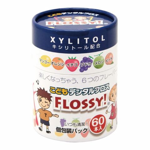 UFC 日本  FLOSSY 兒童安全牙線棒 60入