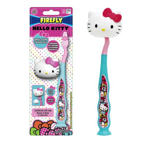 FIREFLY 【美國  】HELLO KITTY單入兒童牙刷-(造型刷蓋)