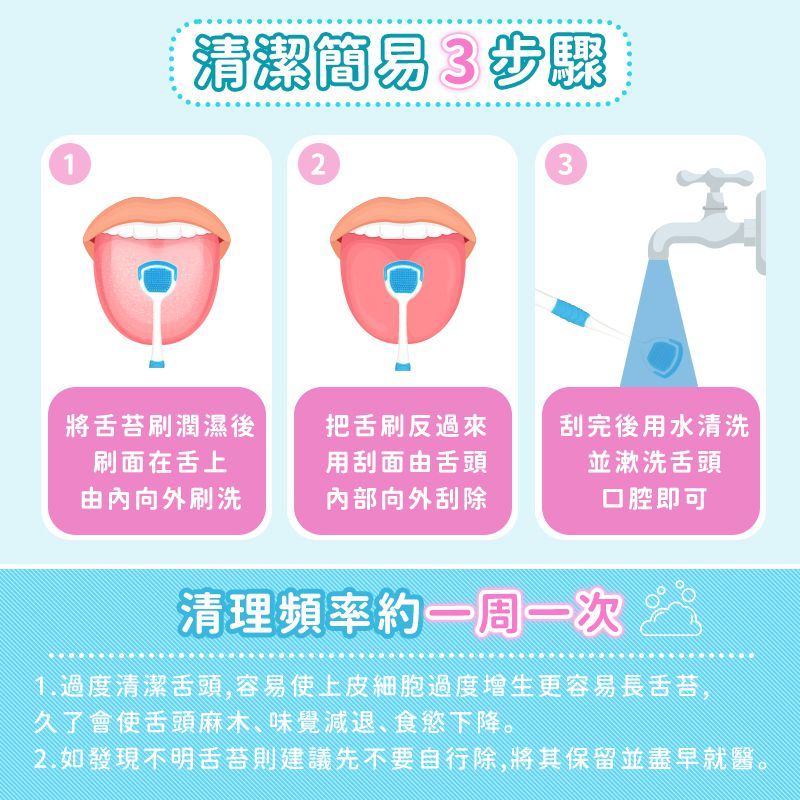  舌苔刷【5入組顏色隨機