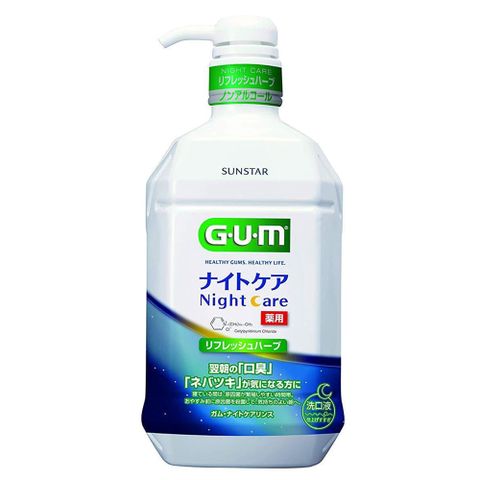 Sunstar 三詩達 日本牙周護理潔齒液(夜用清涼草本)900ml