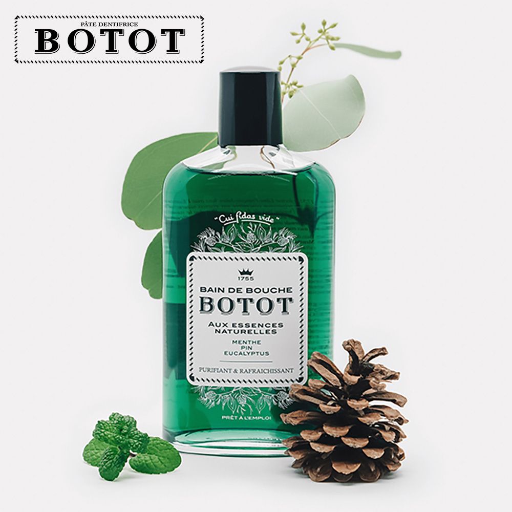  【BOTOT】法國潔淨護理漱口水-清爽薄荷250ml 2入組(法國品牌 清潔護理 口氣清新)