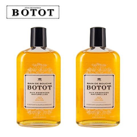 【BOTOT】法國潔淨護理漱口水-淨白柑橘250ml 2入組(法國品牌 清潔護理 口氣清新)