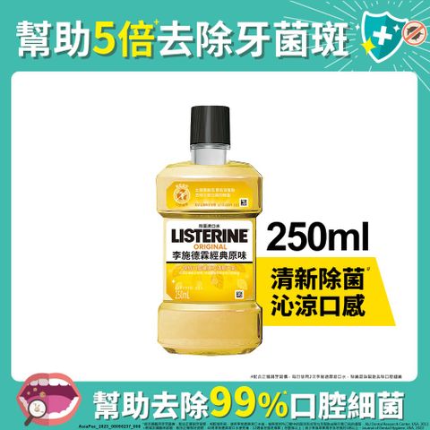 LISTERINE 李施德霖 經典原味除菌漱口水250ml