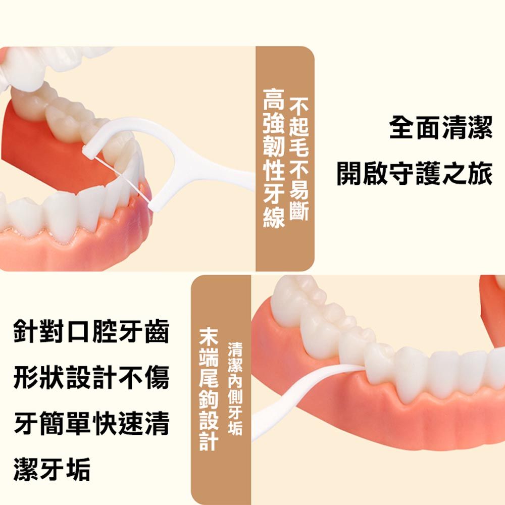  【2入】牙線隨身盒 牙線自動彈出 外出 出差 旅遊 約會