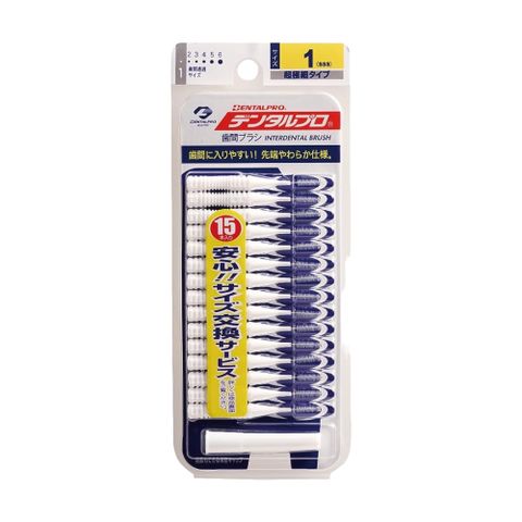 JACKS 日本  DENTALPRO I型牙間刷1號-SSS(15入裝)