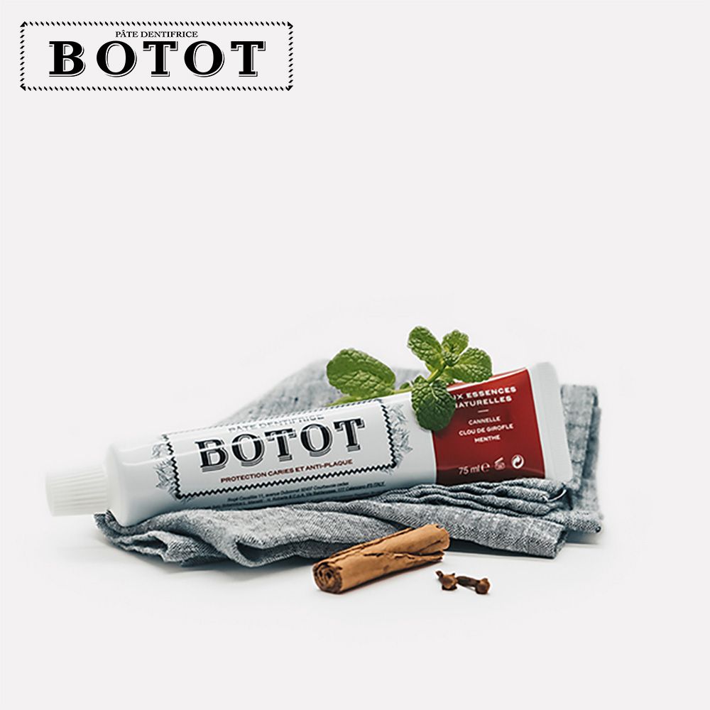  【BOTOT】法國潔淨護理牙膏-經典肉桂 2入組(法國品牌 清潔護理 口氣清新)