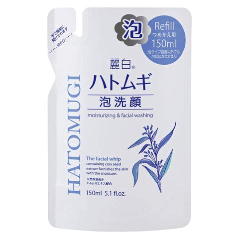 日本 熊野 麗白薏仁泡沫洗面乳補充包 150ml