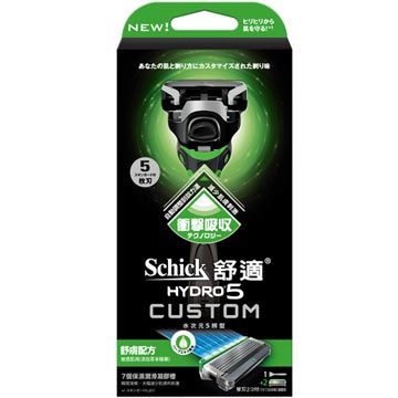 Schick 舒適 水次元5辨型 刮鬍刀(舒膚配方) 1刀把+2刀片