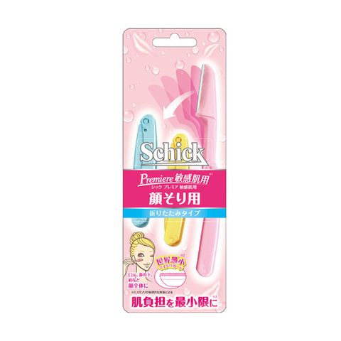 Schick 舒適 折疊式修容刀(敏感肌)3入