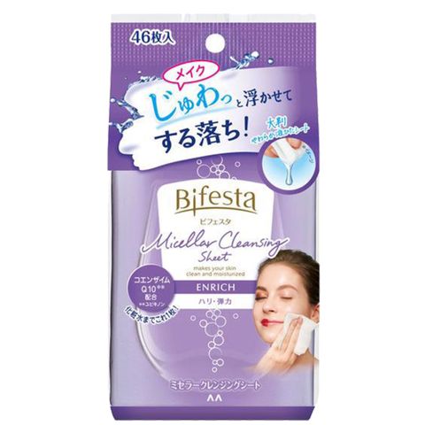 日本碧菲絲特【Bifesta】卸妝棉-滋潤即淨型 46枚入