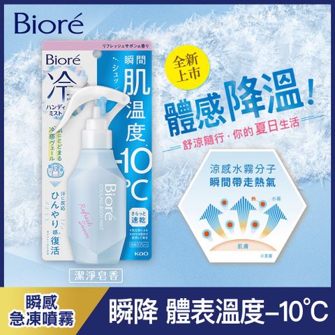 Biore 蜜妮 瞬感急凍噴霧 潔淨皂香 120ml