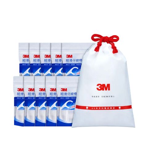 3M 細滑牙線棒超值分享包2000支(500支入X4包)